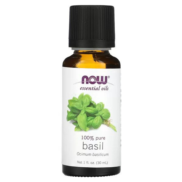 NOW Foods-Essential Oils, Basil, 1 fl oz (30 ml)