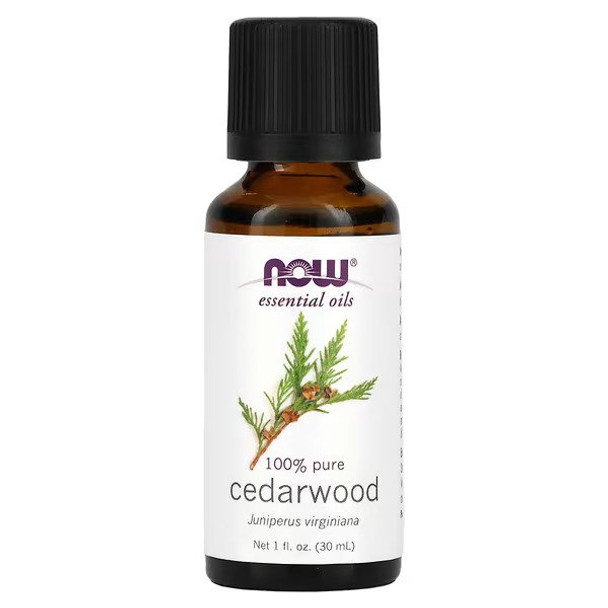 NOW Foods, Essential Oils, Cedarwood, 1 fl oz (30 ml)