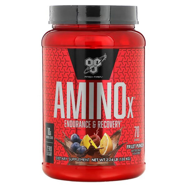 BSN, AminoX, Endurance & Recovery, Fruit Punch, 2.24 lb (1.02 kg)