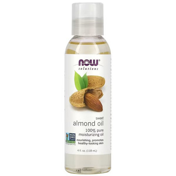 NOW Foods, Solutions, Sweet Almond Oil, 4 fl oz (118 ml)