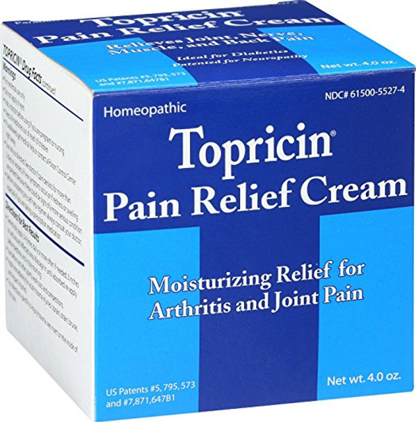 Topical Anti-Inflammatory Pain Relief Cream - 4 oz Jar