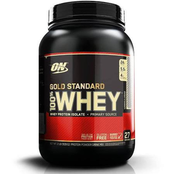 Optimum Nutrition Gold Standard Whey Protein Cookies Cream 1.84 Lbs,