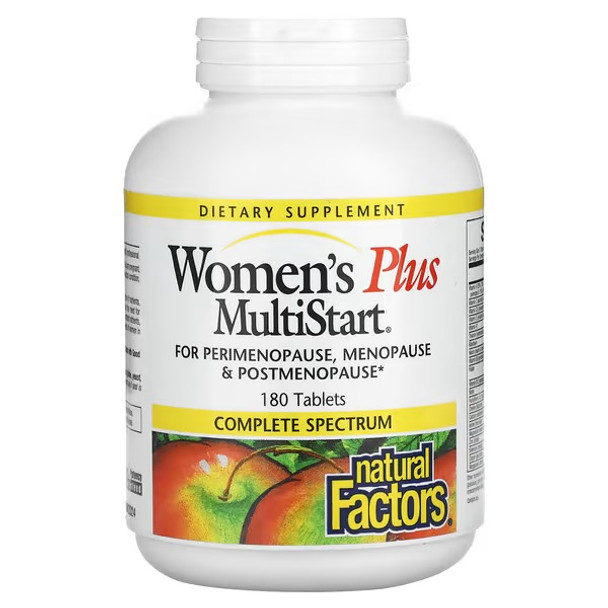 Natural Factors, Women's Plus MultiStart, 180 Tablets