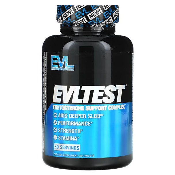 EVLution Nutrition, EVLTest, Testosterone Support Complex, 120 Tablets