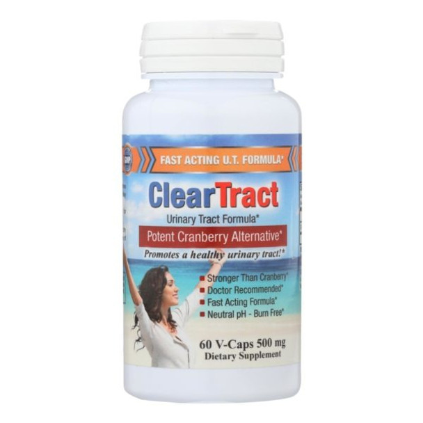 Cleartract D-Mannose Formula – 500 mg – 60 Capsules
