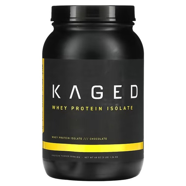 Kaged, Whey Protein Isolate Chocolate, 3 lb (1.36 kg)