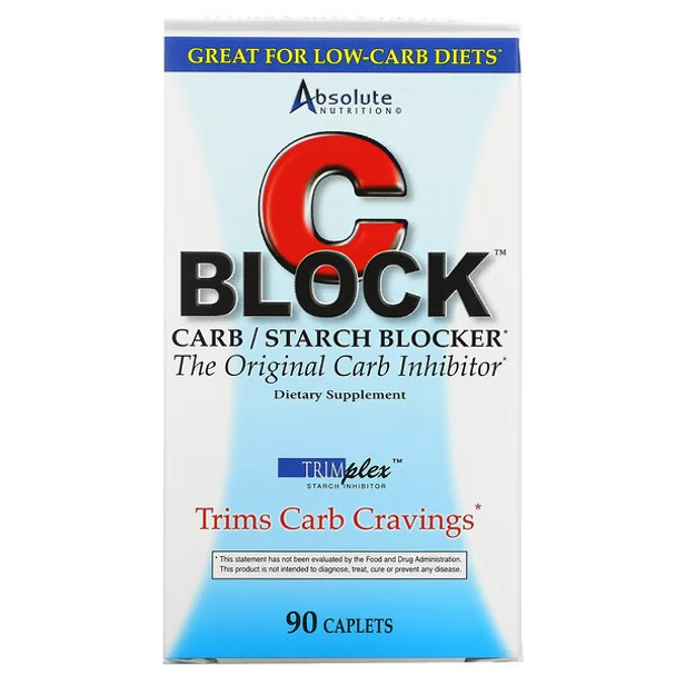 Absolute Nutrition, CBlock, Carb/Starch Blocker 90 Caplets