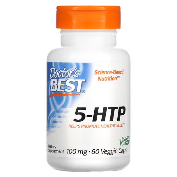 Doctor's Best, 5-HTP 100 mg, 60 Veggie Caps