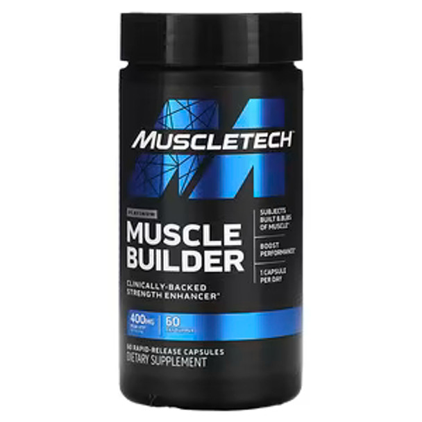 MuscleTech, Platinum Muscle Builder, 60 Rapid-Release Capsules
