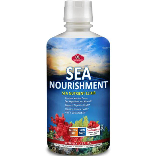Olympian Labs Sea Nourishment Liquid Multivitamin Whole Food (Ocean) 32 fl oz