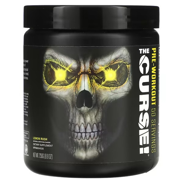 JNX Sports, The Curse, Pre Workout, Lemon Rush, 8.8 oz (250 g)