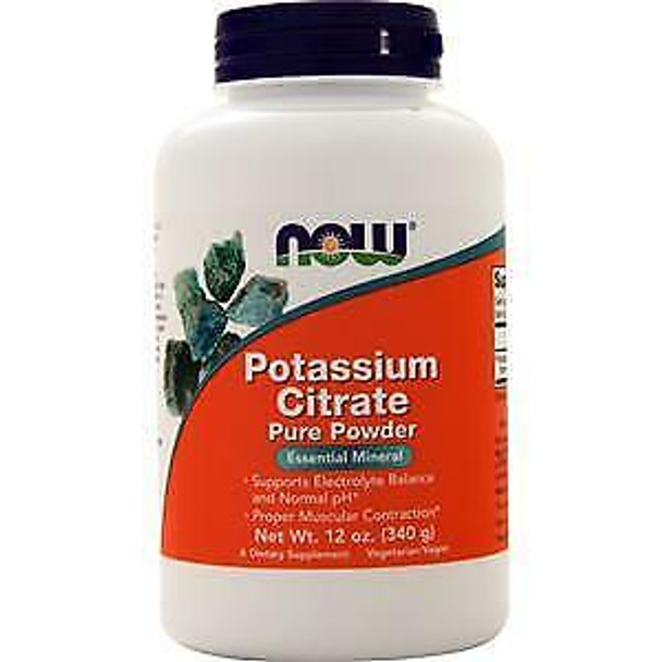 Now Potassium Citrate Pure Powder 340 grams