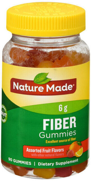 Nature Made 2952 Fiber Adult Gummies 90 Count