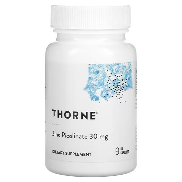 Thorne, Zinc Picolinate, 30 mg, 60 Capsules