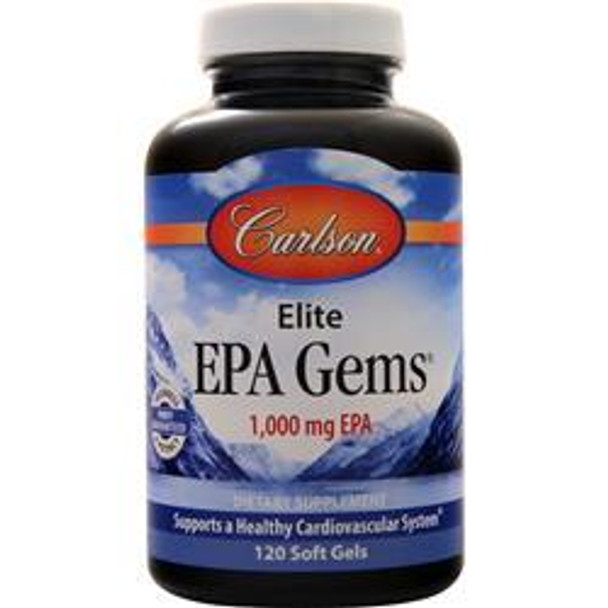 Elite EPA Gems, 1000 mg, 120 Soft Gels, Carlson Labs, Elite EPA Gems