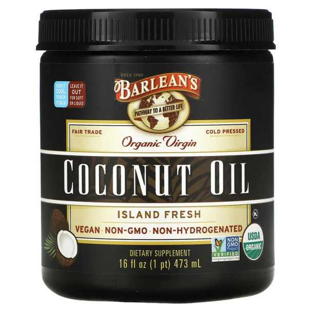 barlean's coconut oil 60 oz