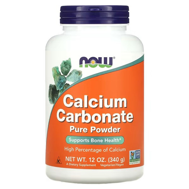 NOW Foods, Calcium Carbonate Pure Powder, 12 oz (340 g)