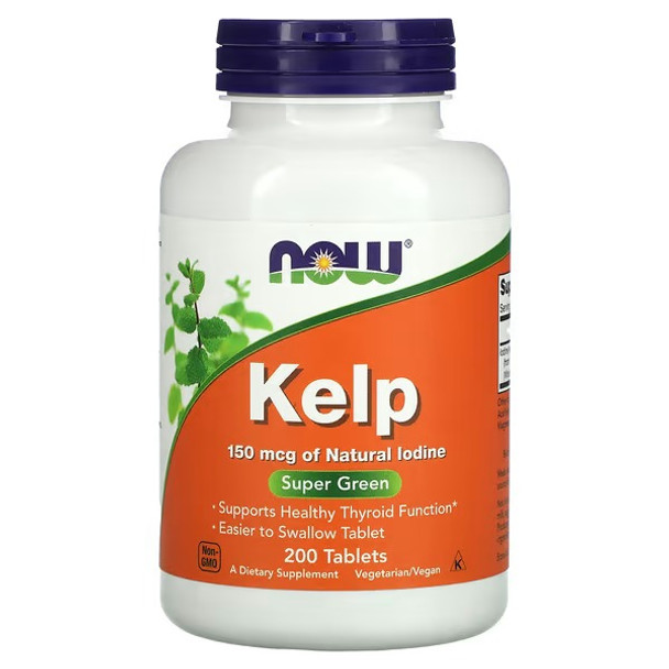 NOW Foods Kelp, 150 mcg, 200 Tablets