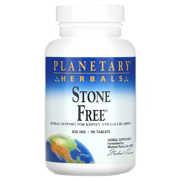 Planetary Herbals Stone Free, 820 mg, 90 Tablets
