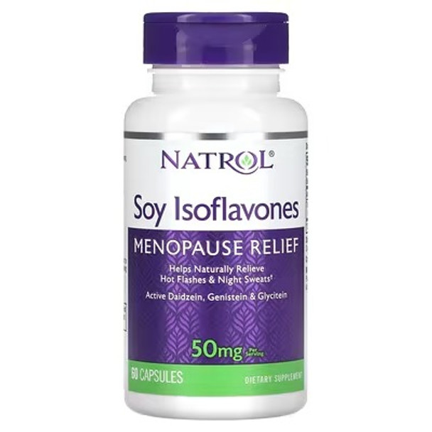 Natrol, Soy Isoflavones, 10 mg, 60 Capsules