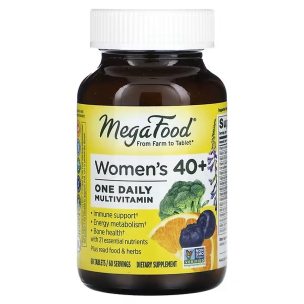 MegaFood, Women's 40+ One Daily, 60 Tablets