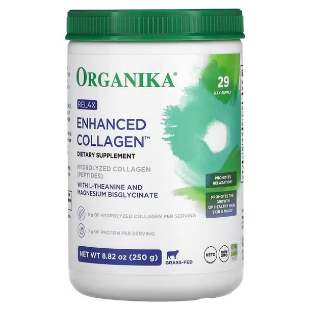 Organika, Enhanced Collagen, Relax , 8.82 oz (250 g)