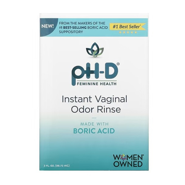 pH-D Feminine Health, Instant Vaginal Odor Rinse, 3 fl oz (88.72 ml)