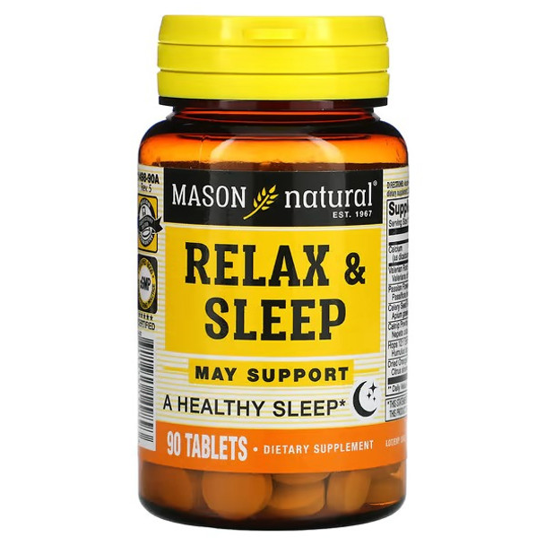 Mason Natural, Relax & Sleep, 90 Tablets