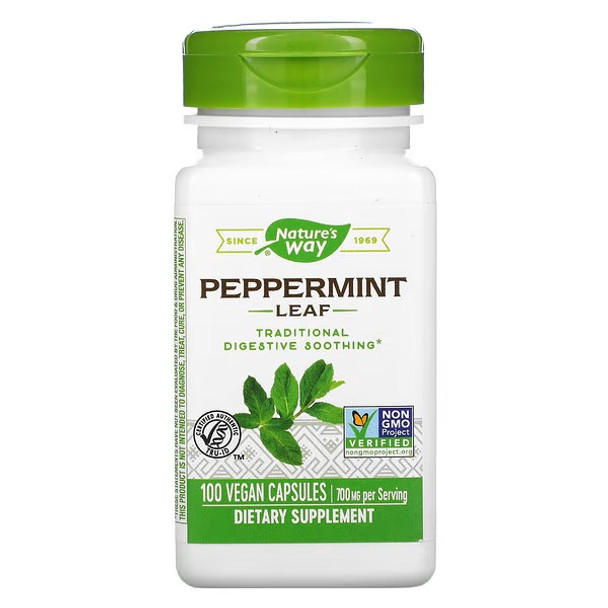 Nature's Way, Peppermint Leaf, 350 mg, 100 Vegan Capsules