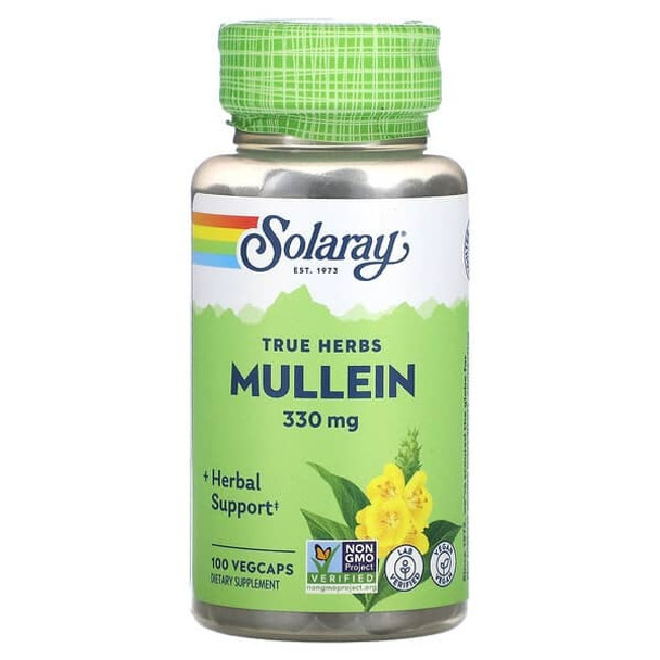 Solaray, Mullein, 330 mg, 100 VegCaps