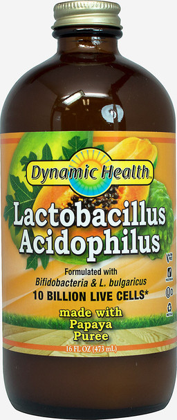 Dynamic Health Lactobacillus Acidophilus Papaya - 16 fl oz