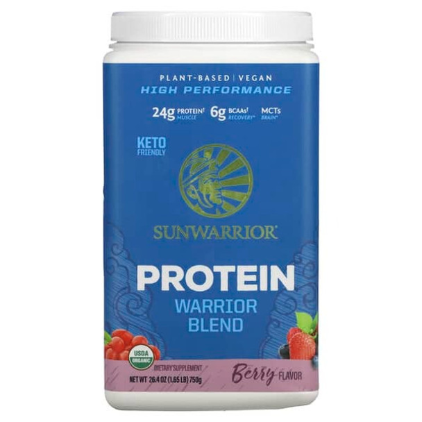Sunwarrior, Warrior Blend Protein, Berry, 1.65 lb (750 g)