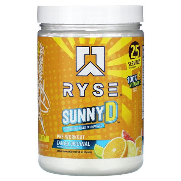 Ryse Supps, Pre-Workout, Sunny D, Tangy Original, 9.9 oz (280 g)