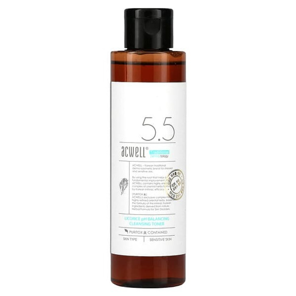 Acwell, 5.5 Licorice pH Balancing Cleansing Toner, 150 ml