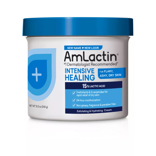 AmLactin Rapid Relief Cream Jar Unscented - 12oz