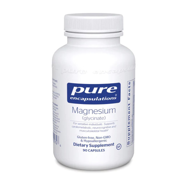 Pure Encapsulations, Magnesium Glycinate 120 mg, 90 Capsules