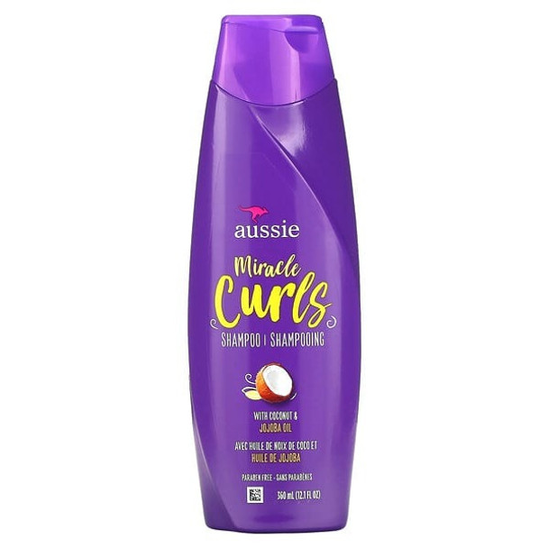 Aussie, Miracle Curls, Shampoo with Coconut & Jojoba Oil, 12.1 fl oz (360 ml)
