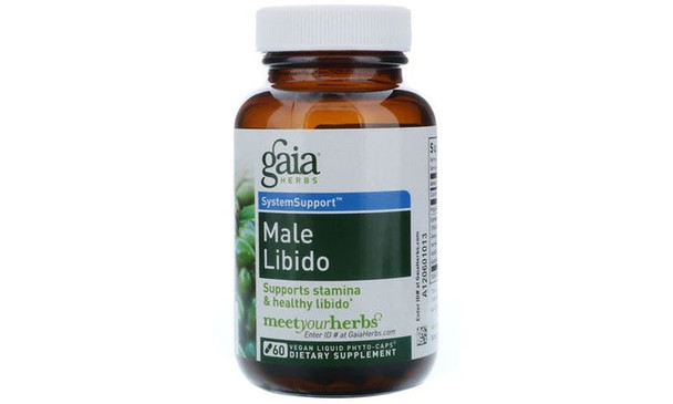 Male Libido Supplement 60 Liquid Capsules, by Gaia Herbs