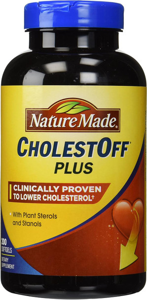 Nature Made Cholestoff Plus 900 Mg Plant Sterols Stanols - 200 Softgels Each