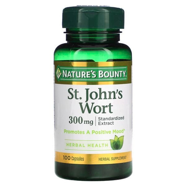 Nature's Bounty, St. John's Wort, 300 mg, 100 Capsules