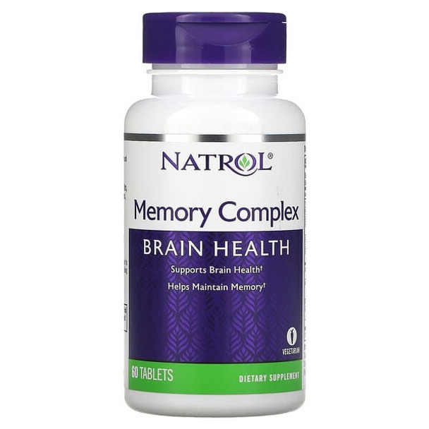 Natrol Memory Complex Brain Health, 60 Tablets Natrol Memory Complex Brain Health, 60 Tablets