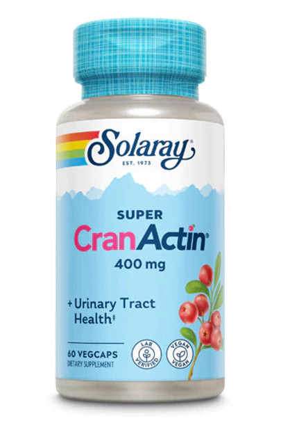 Solaray Super CranActin,  cranberry 400 mg, with Herbal Support Blend, 60 VegCaps