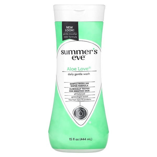 Summer's Eve, Daily Gentle Wash, Aloe Love, 15 fl oz (444 ml) Summer's Eve, Daily Gentle Wash, Aloe Love, 15 fl oz (444 ml)