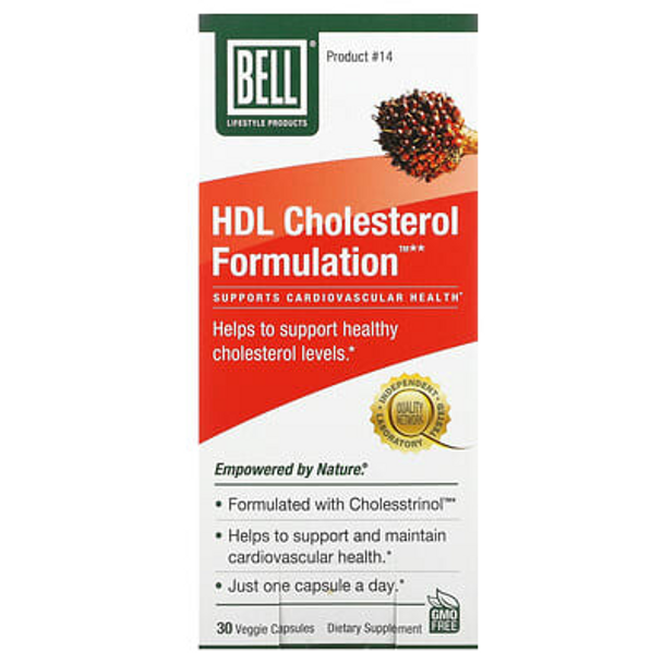 Bell Lifestyle, HDL Cholesterol Formulation , 30 Veggie Capsules Bell Lifestyle, HDL Cholesterol Formulation , 30 Veggie Capsules