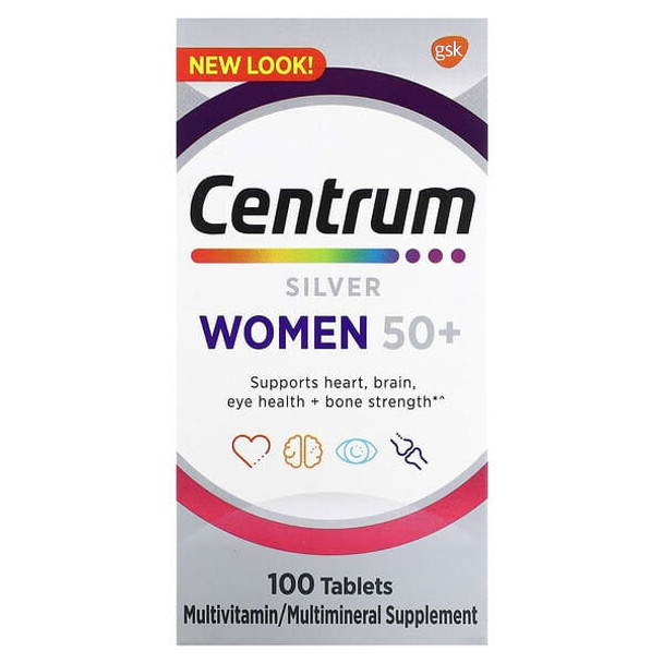 Centrum Silver Women 50, +, 100 Tablets