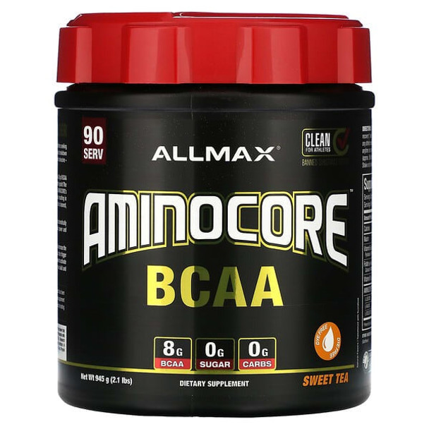 ALLMAX, AMINOCORE BCAA, Sweet Tea, 2.1 lbs (945 g) ALLMAX, AMINOCORE BCAA, Sweet Tea, 2.1 lbs (945 g)