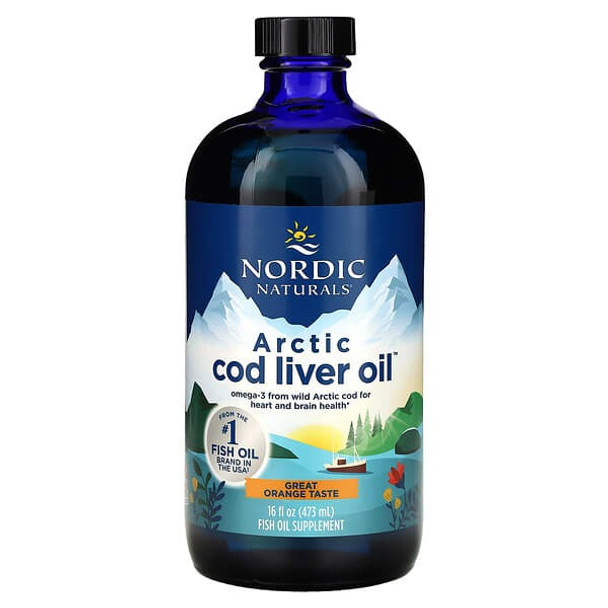 Nordic Naturals Cod Liver Oil,  Arctic Orange, 16 fl oz (473 ml)