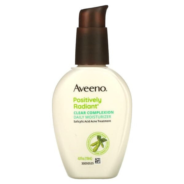 Aveeno, Positively Radiant, Clear Complexion, Daily Moisturizer, 4 fl oz (118 ml)