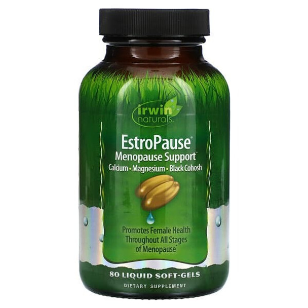 EstroPause, Menopause Support, 80 Liquid Soft-Gels, Irwin Naturals,
