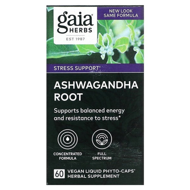 gaia herbs ashwagandha root, 60 Vegan Liquid Phyto-Caps